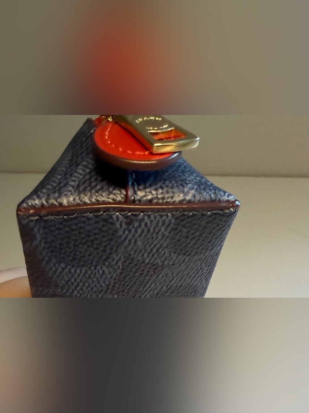 COACH pencil case signature canvas navy with red trim - Picture 4 of 8